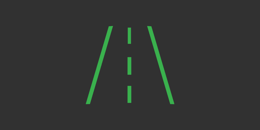 Symbol: Grøn vej